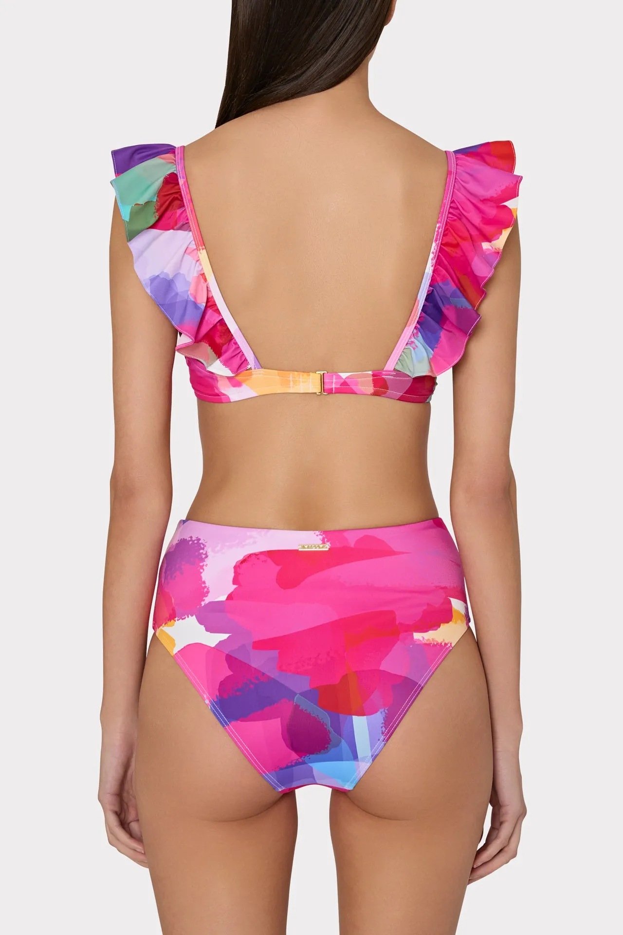 Rainbow Waterfall Tie Bikini Bottom sold by Milly product image thumbnail 3