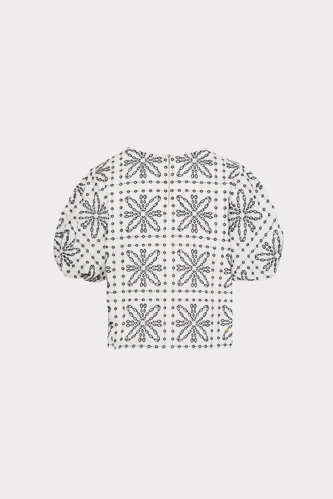 Maci Tile Eyelet Top sold by Milly product image thumbnail 4