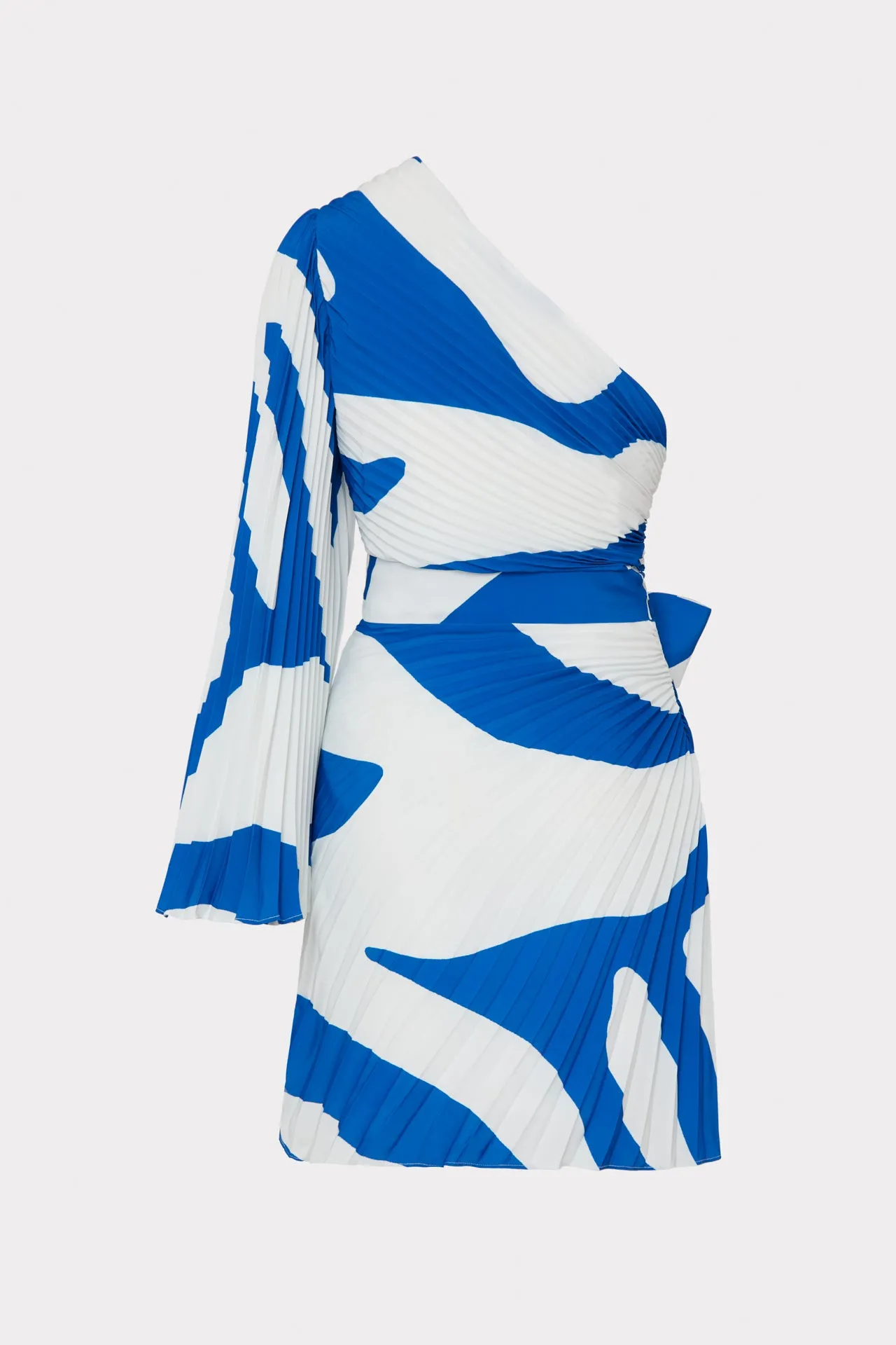 Linden Printed Pleated Dress sold by Milly product image thumbnail 5