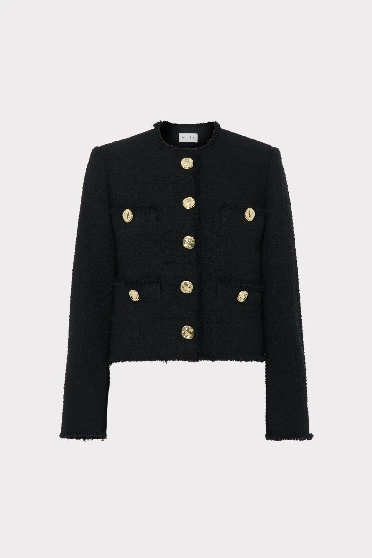 Reign Boucle Jacket sold by Milly
