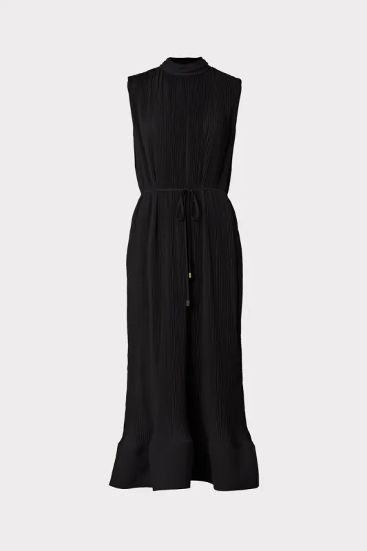 Melina Solid Pleated Dress sold by Milly