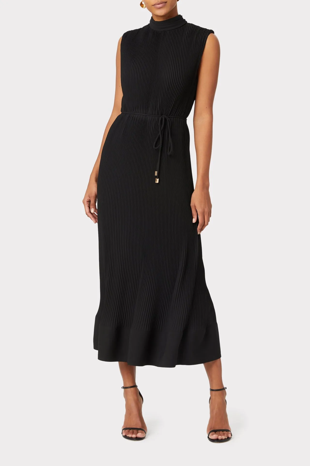 Melina Solid Pleated Dress sold by Milly product image thumbnail 2