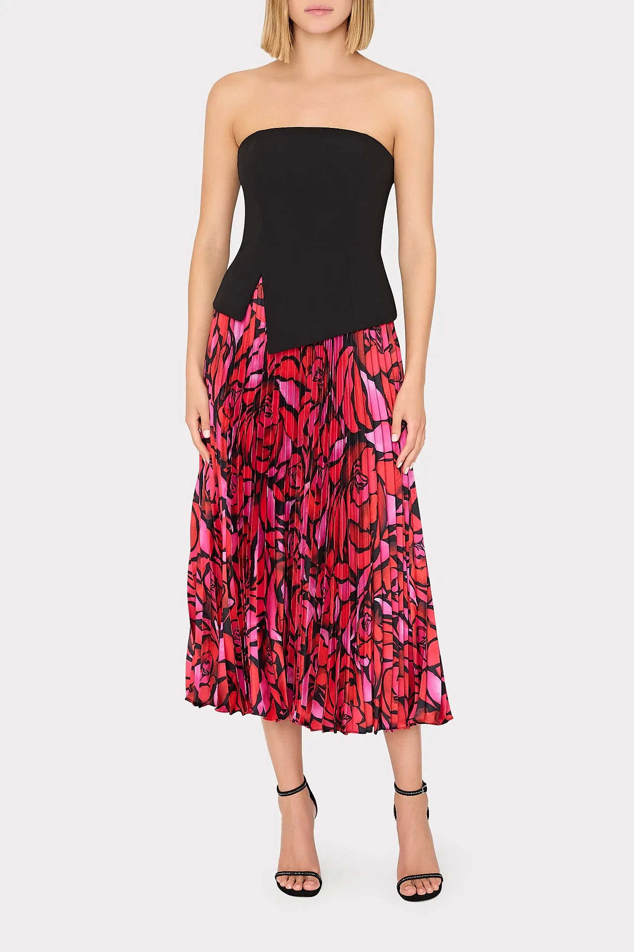 Otha Dream Rose Pleated Skirt sold by Milly product image thumbnail 2
