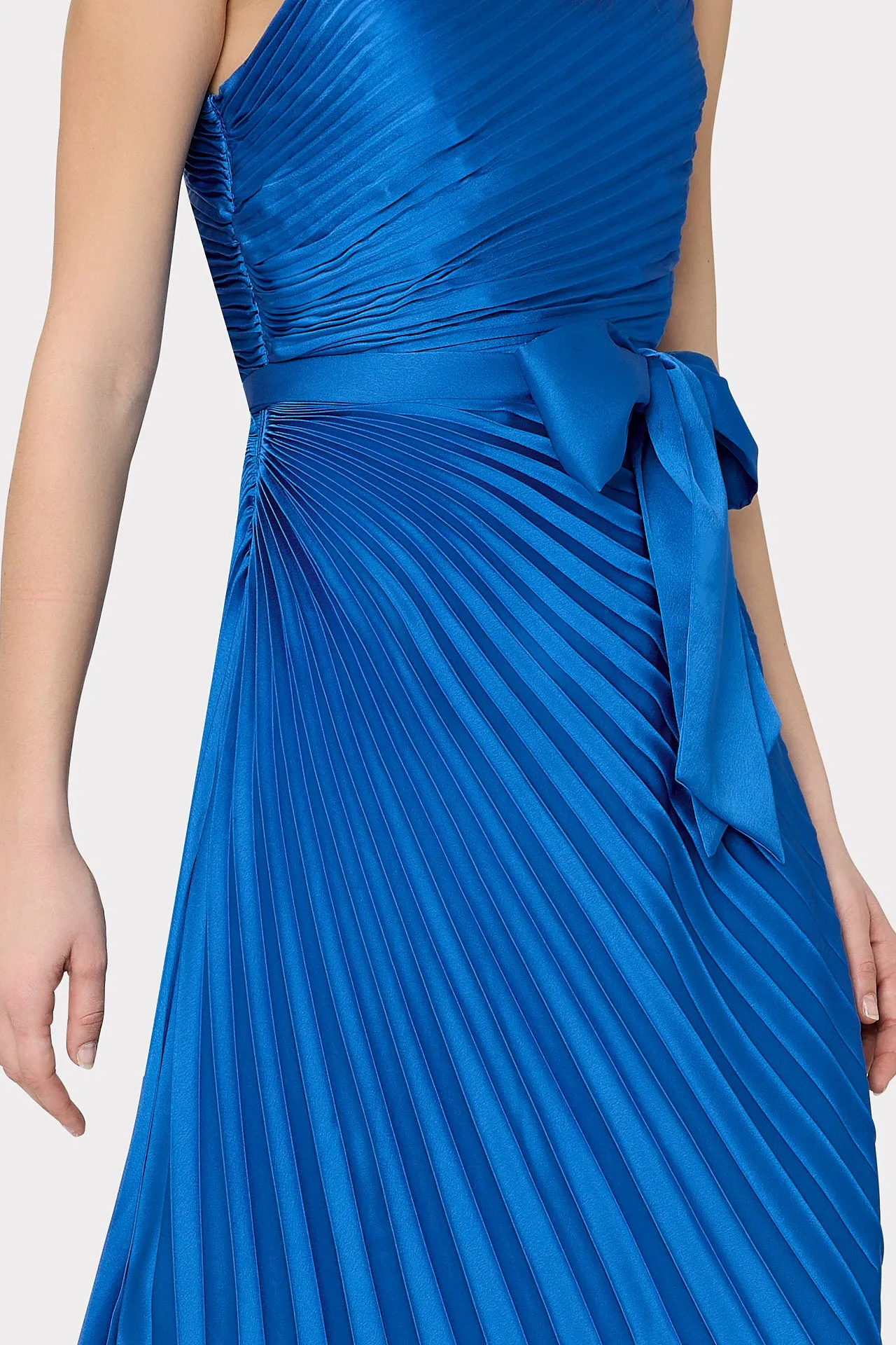 Estelle Satin Dress sold by Milly product image thumbnail 4