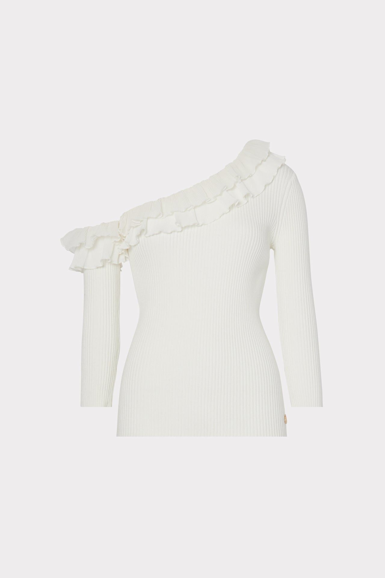 Woven Ruffle 3/4 Sleeve Top sold by Milly