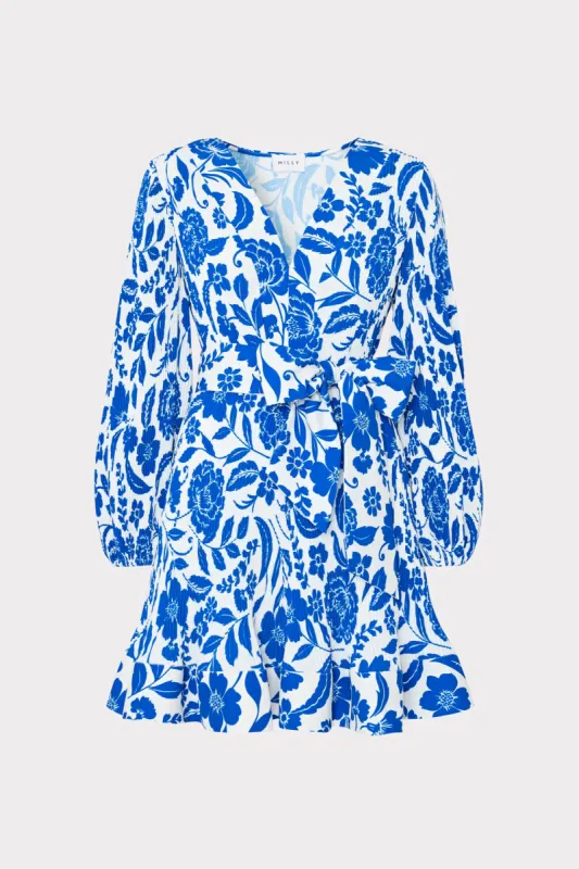 Liv Flowers Of Spain Pleated Dress sold by Milly