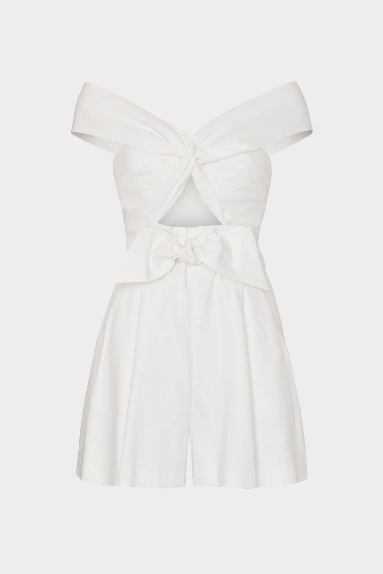 Solid Linen Romper sold by Milly