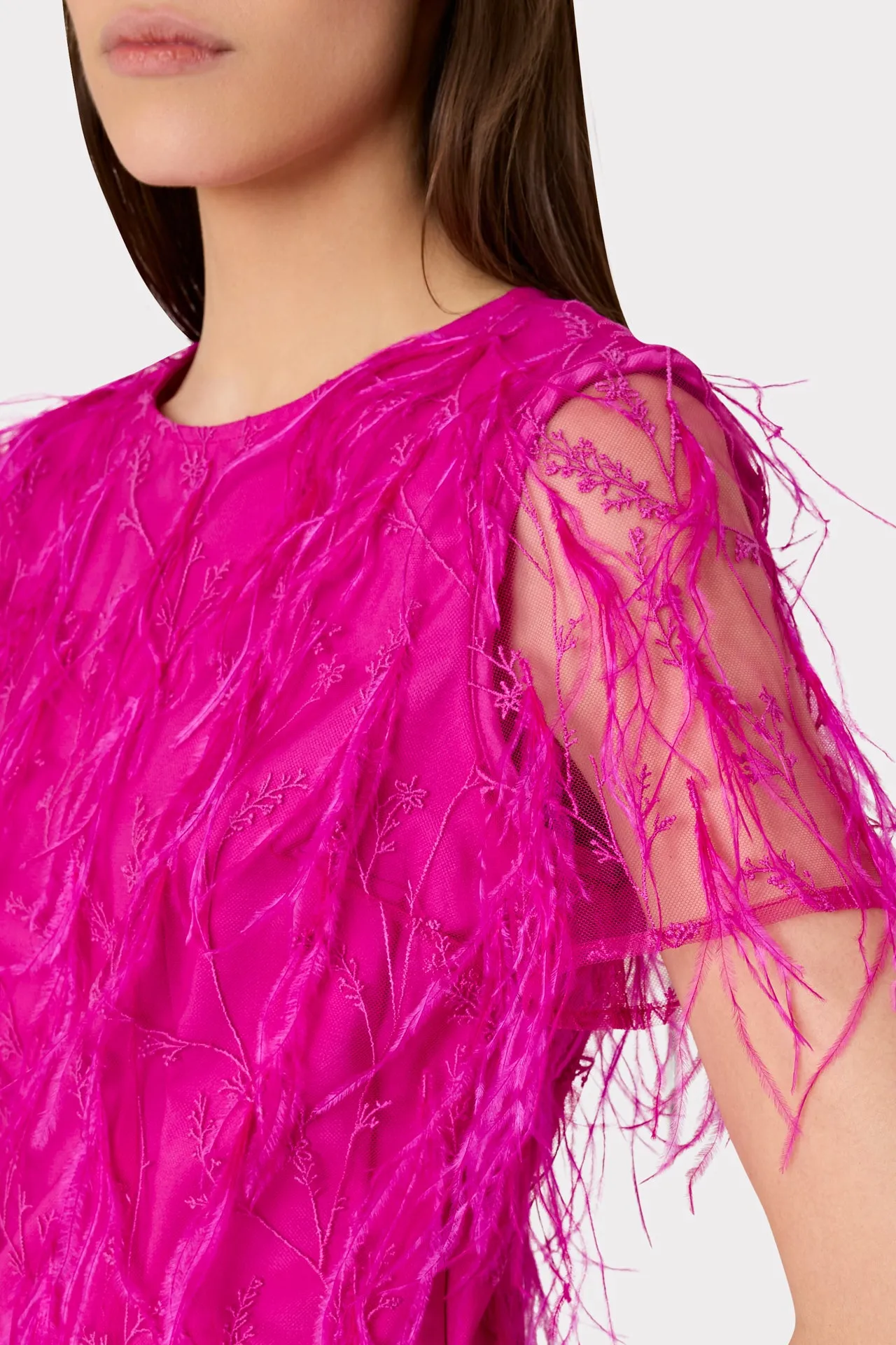 Rana Feather Dress sold by Milly product image thumbnail 3