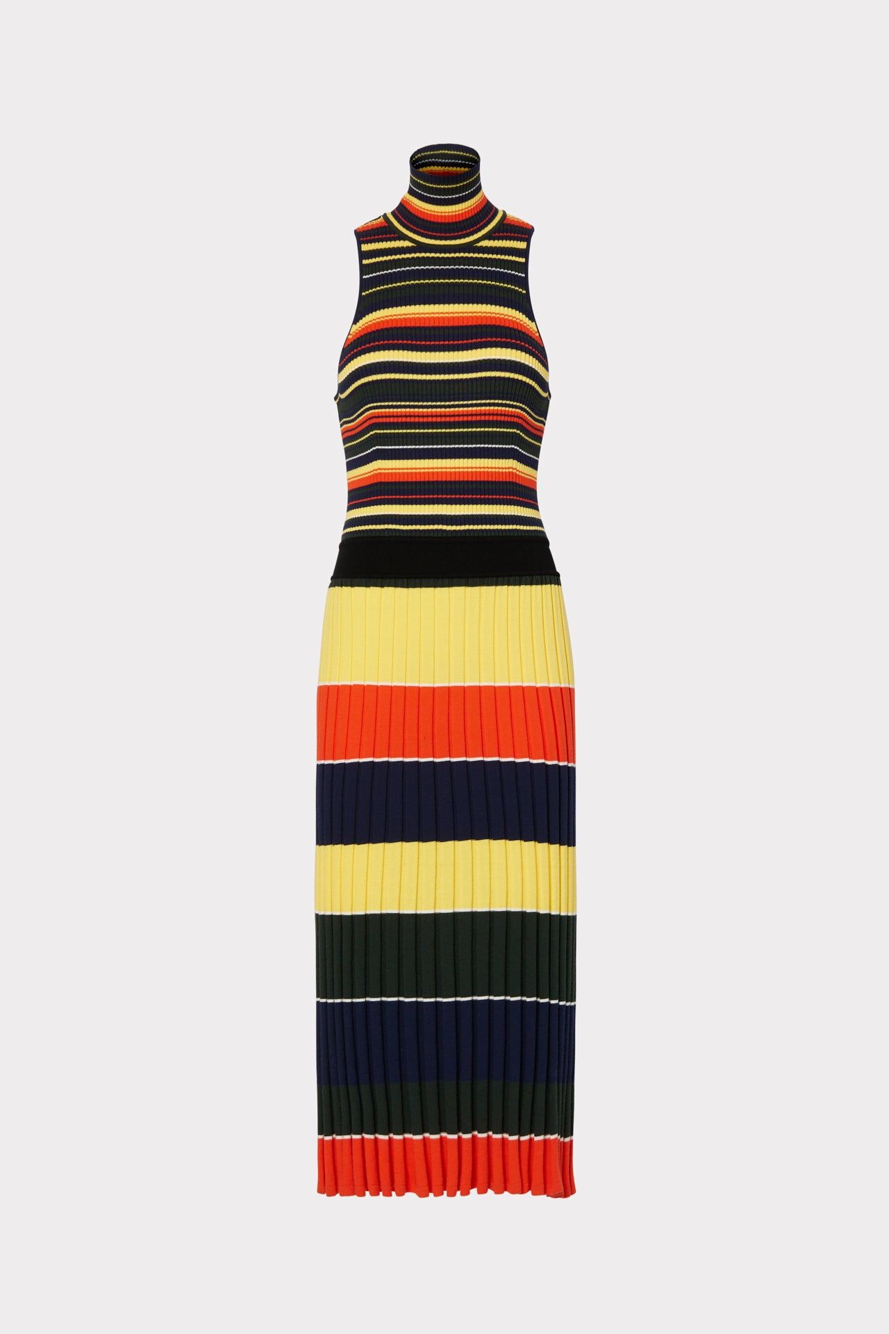 Multi Stripe Knit Midi Dress sold by Milly