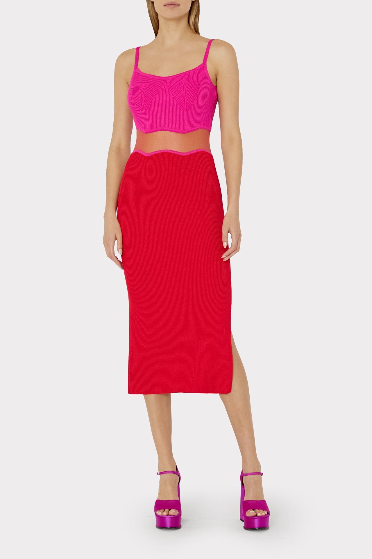 Sheer Wave Cami Dress sold by Milly product image thumbnail 2