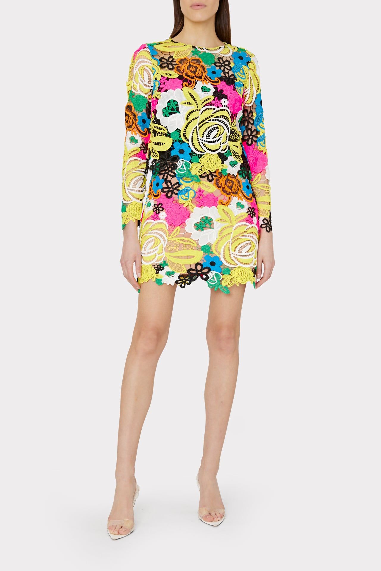 Multi Color Lace Skirt sold by Milly product image thumbnail 2