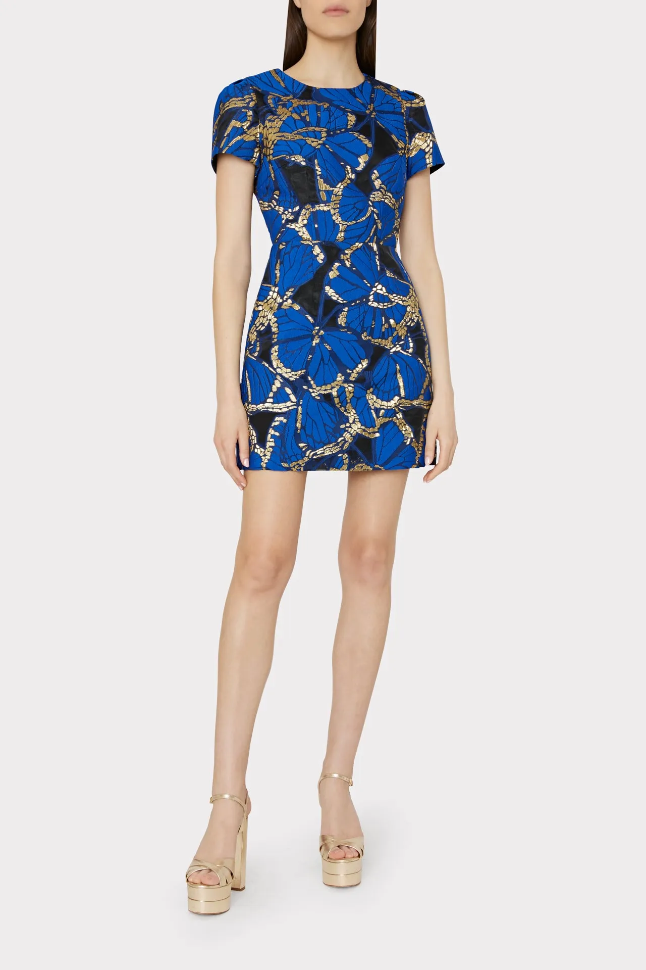 Rowen Butterfly Jacquard Dress sold by Milly product image thumbnail 2