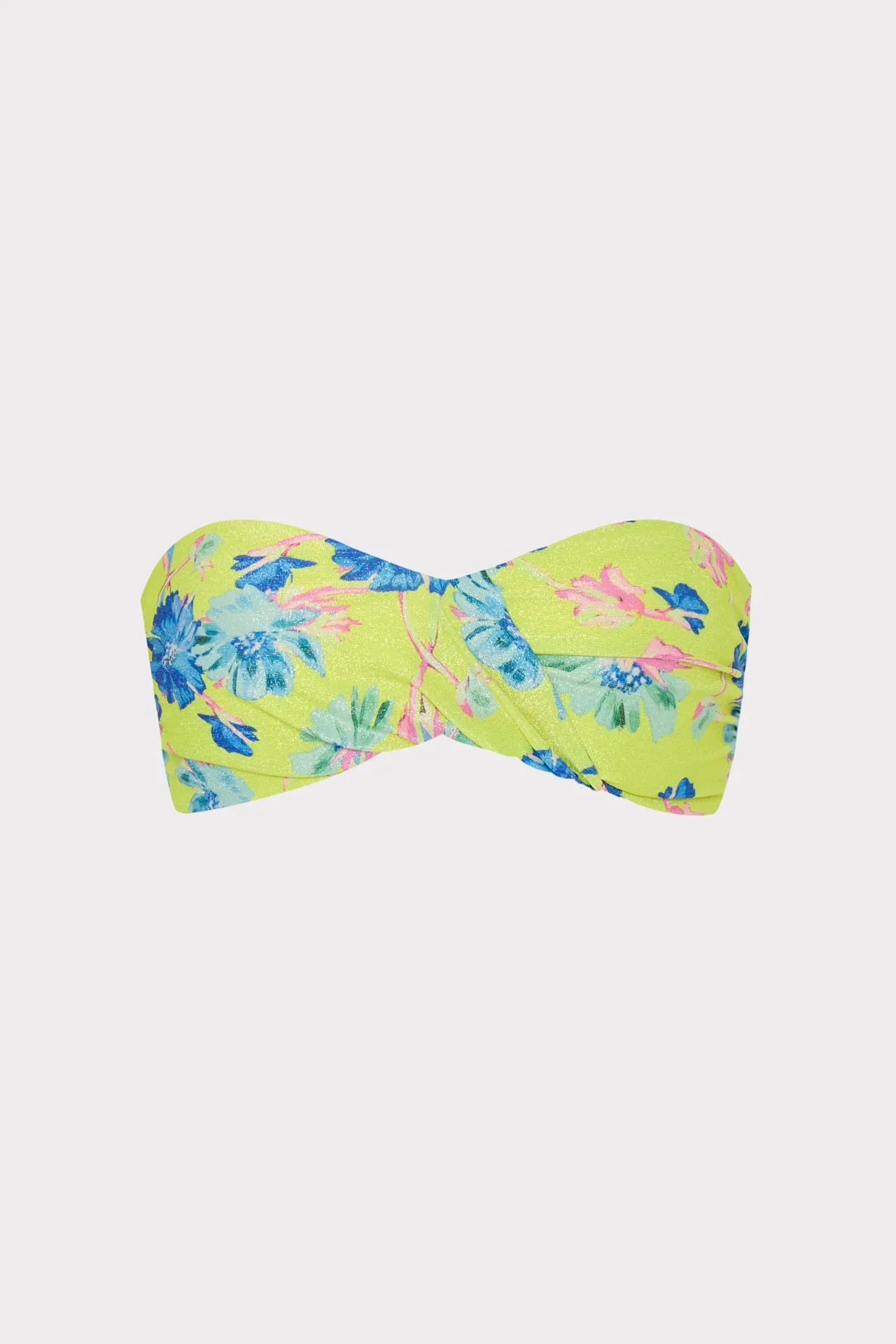 Floating Cosmos Twist Bandeau Top sold by Milly