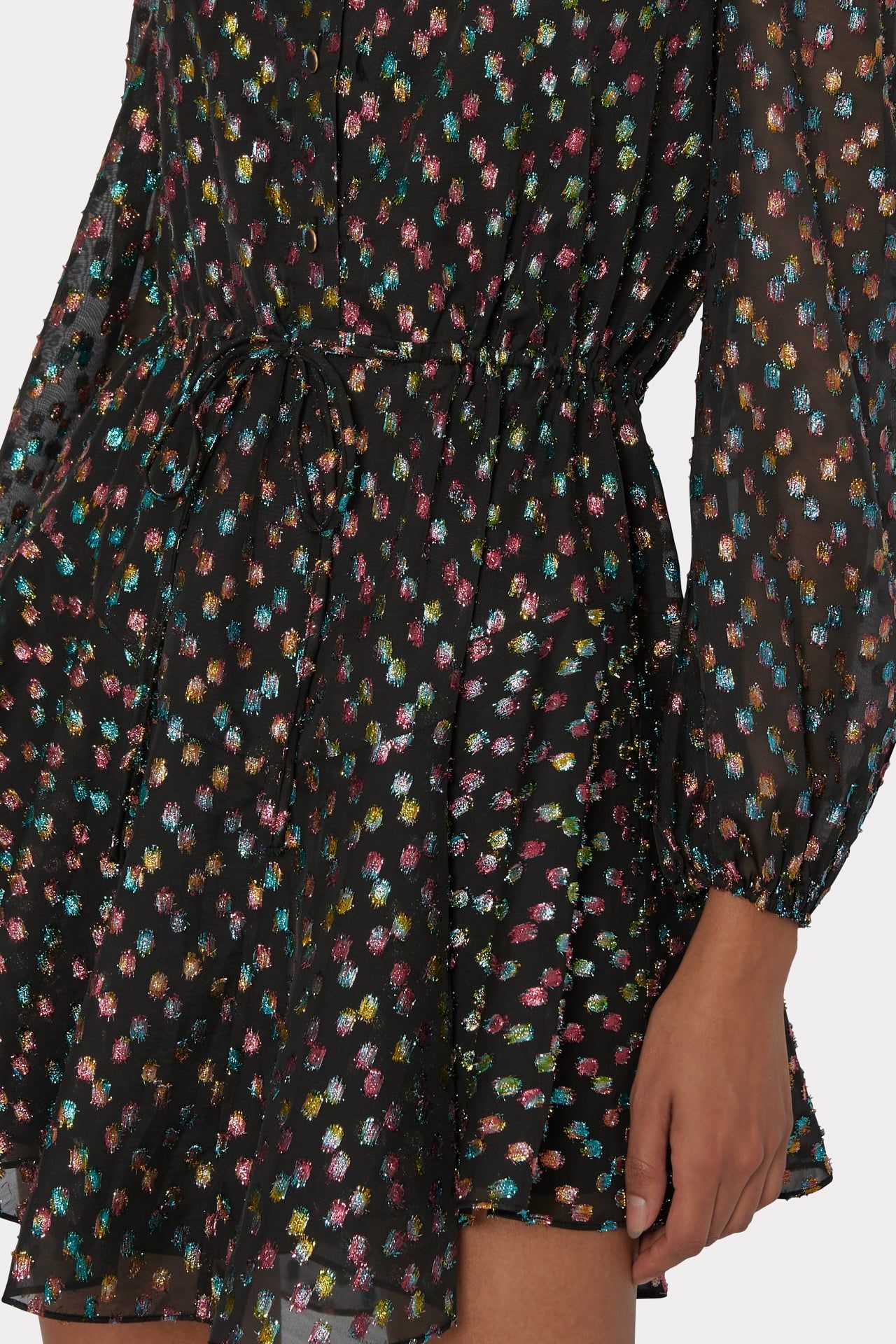 Reina Confetti Dot Dress sold by Milly product image thumbnail 3