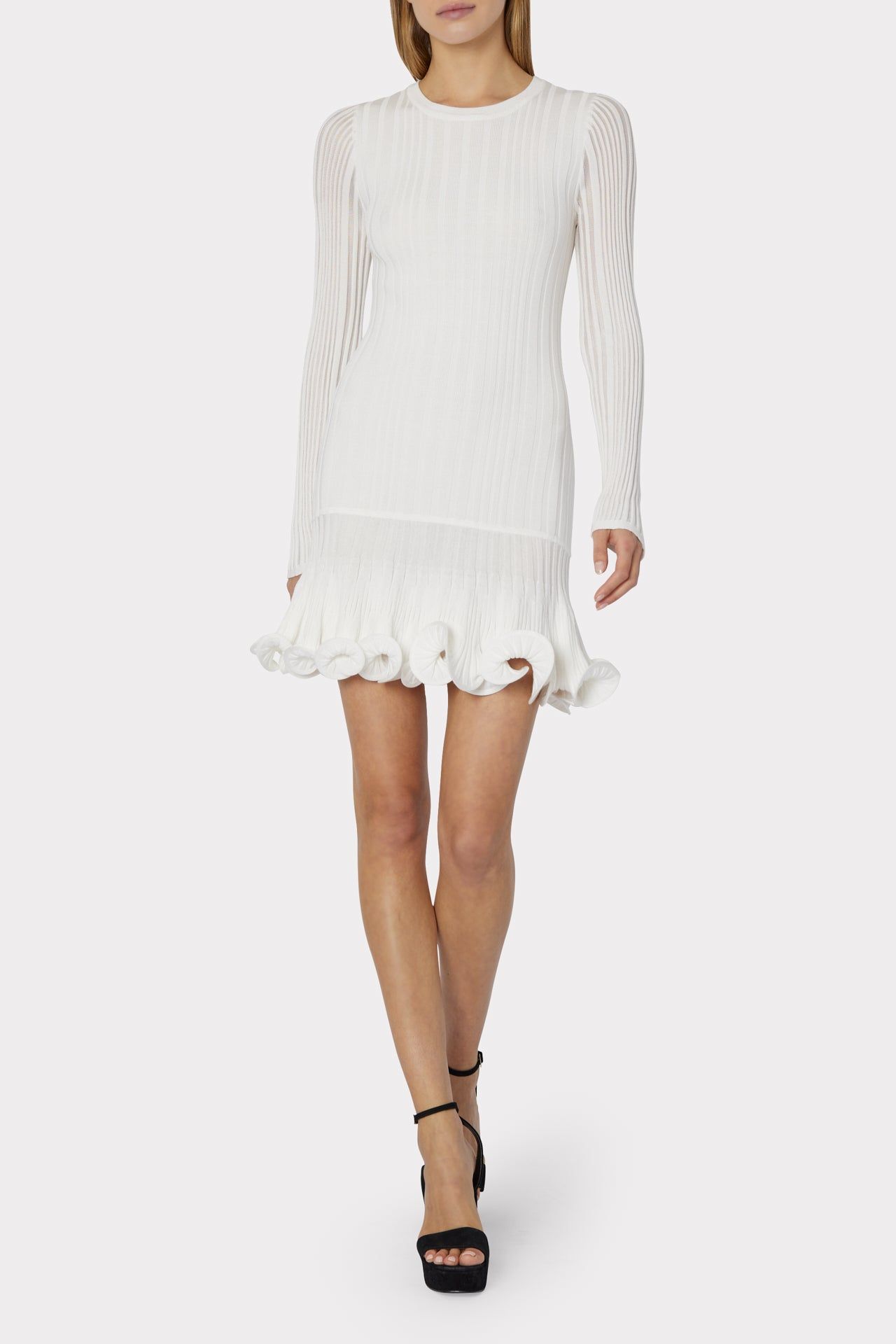 Fit And Flare Rib Dress sold by Milly product image thumbnail 3