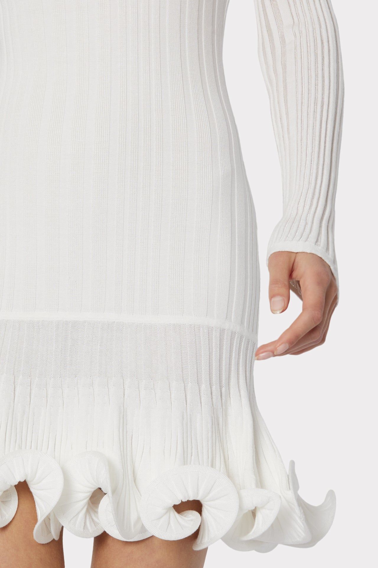 Fit And Flare Rib Dress sold by Milly product image thumbnail 4