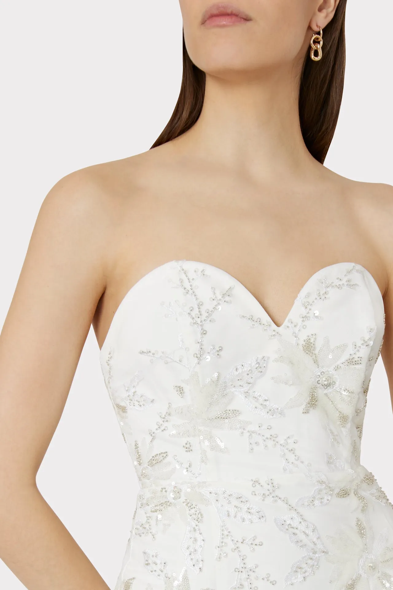 Ronni Cady Embroidery Dress sold by Milly product image thumbnail 3