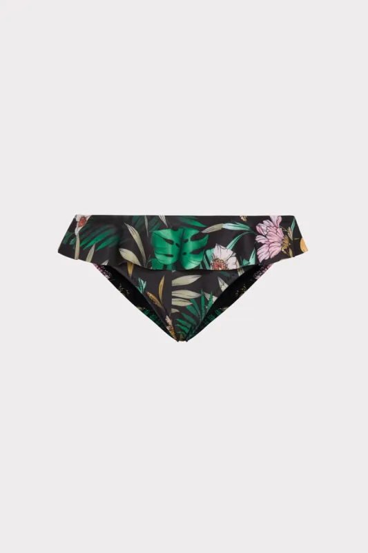 Jungle Tile Michelle Ruffle Bikini Bottom made by Milly