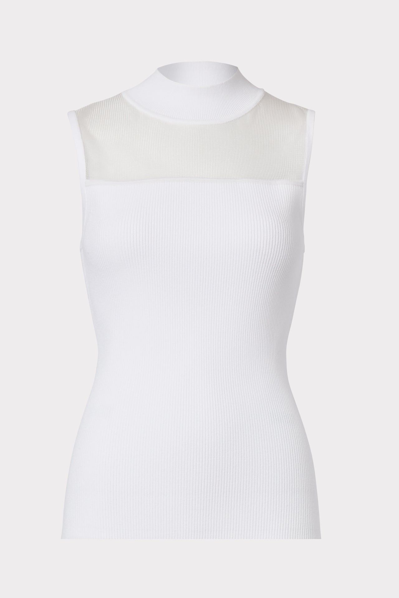 Sheer Yoke Shell sold by Milly