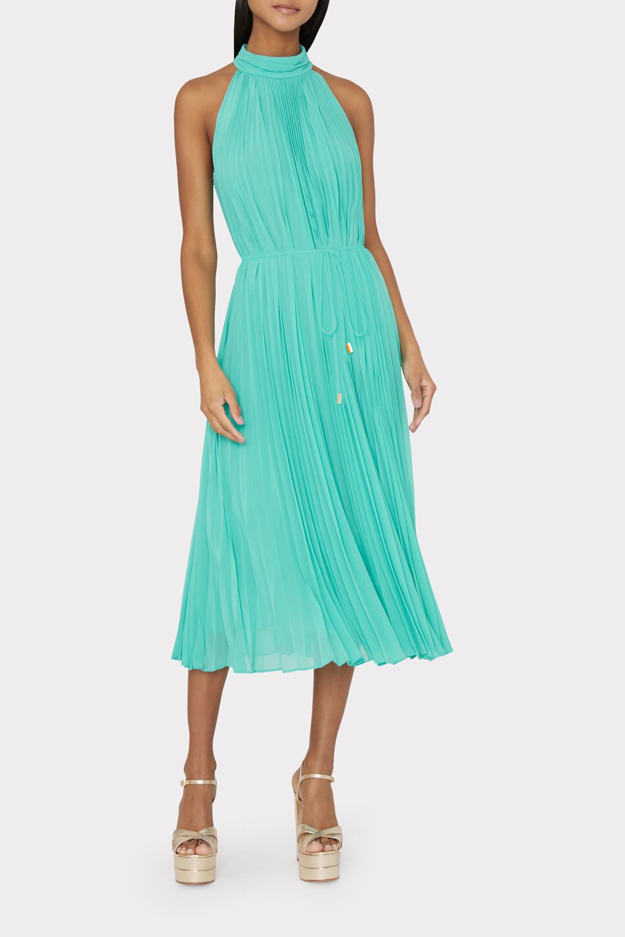 Ophelia Pleated Dress sold by Milly product image thumbnail 3