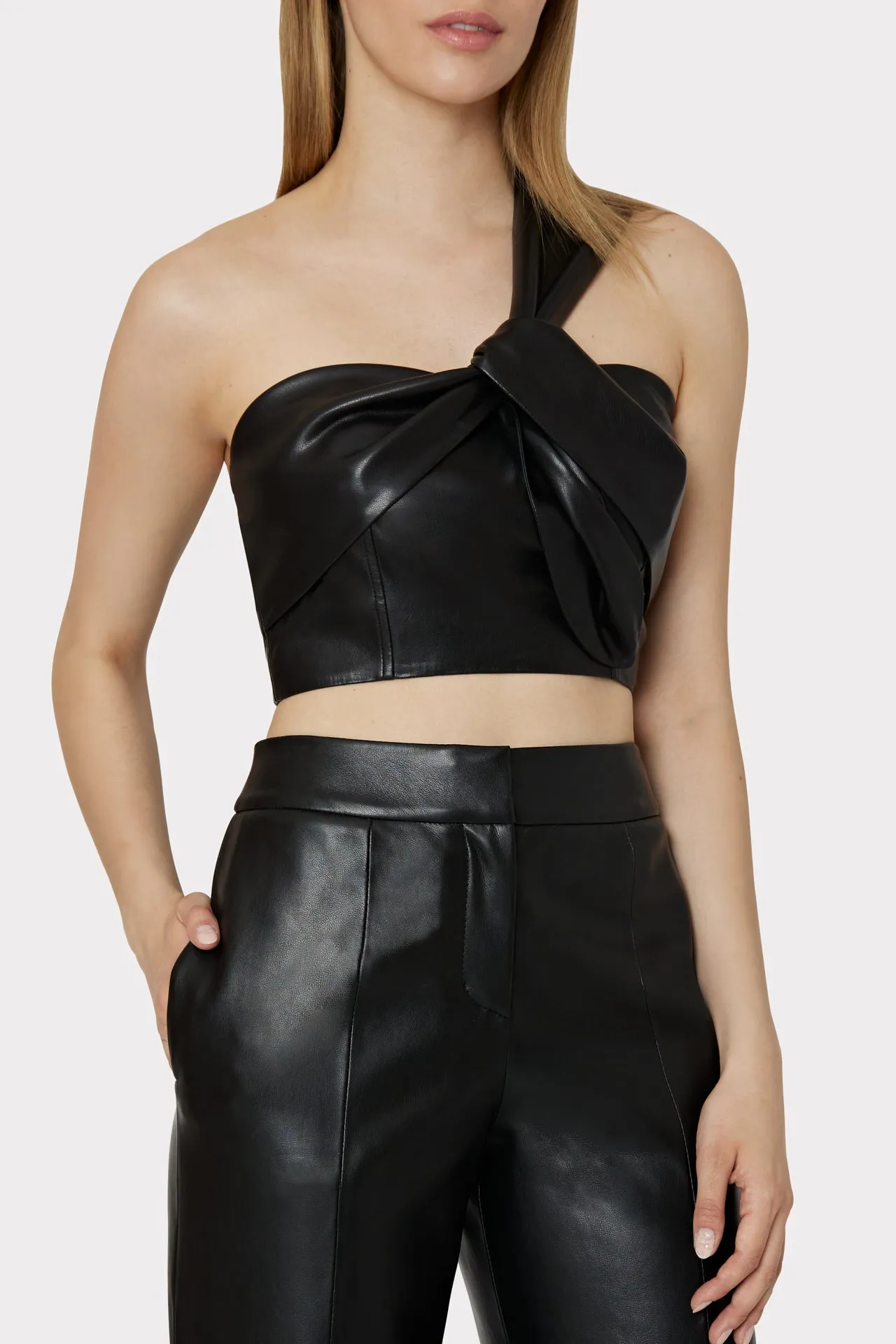 Nash Vegan Leather Pants sold by Milly product image thumbnail 3