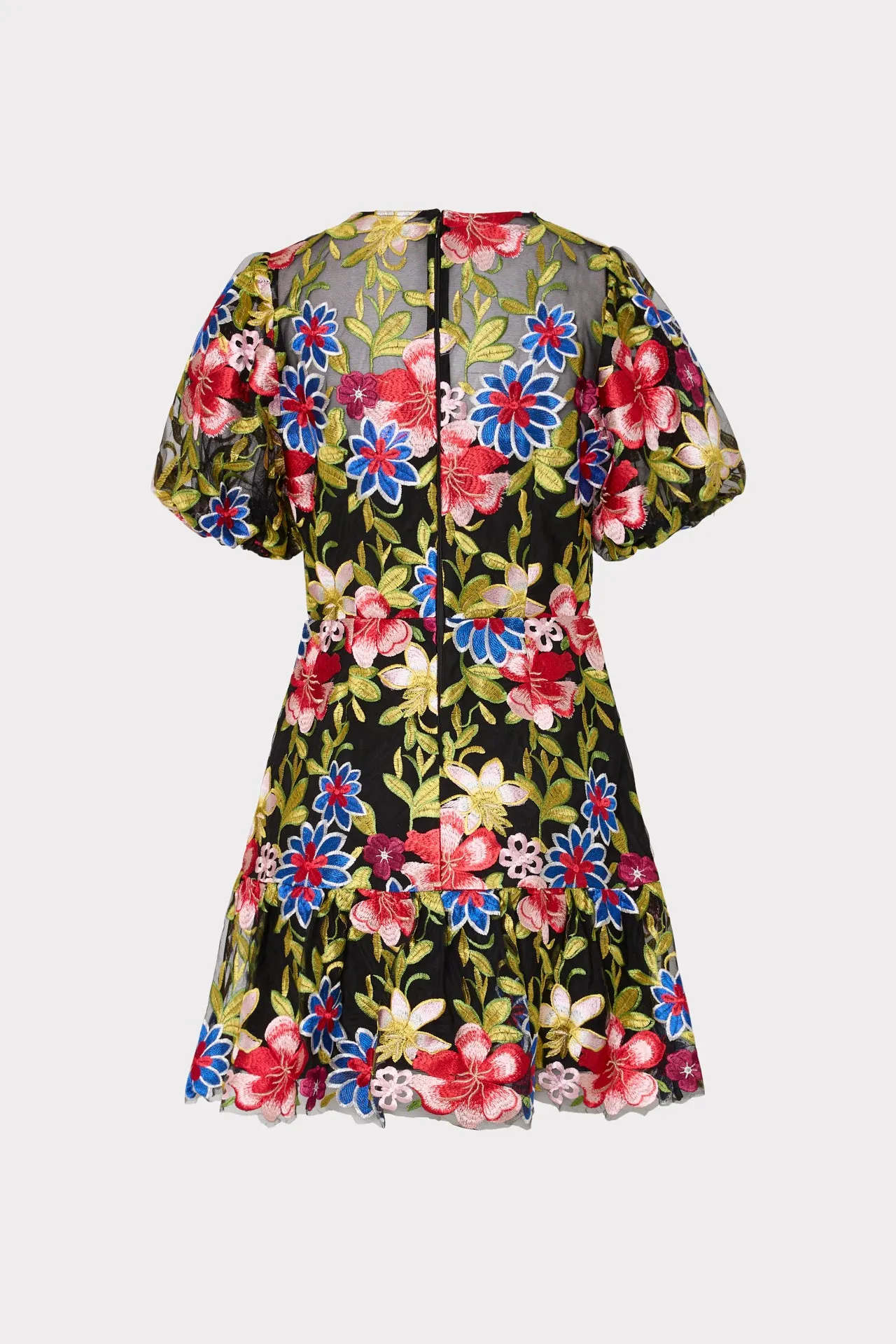 Yasmin Floral Embroidery Dress sold by Milly product image thumbnail 4