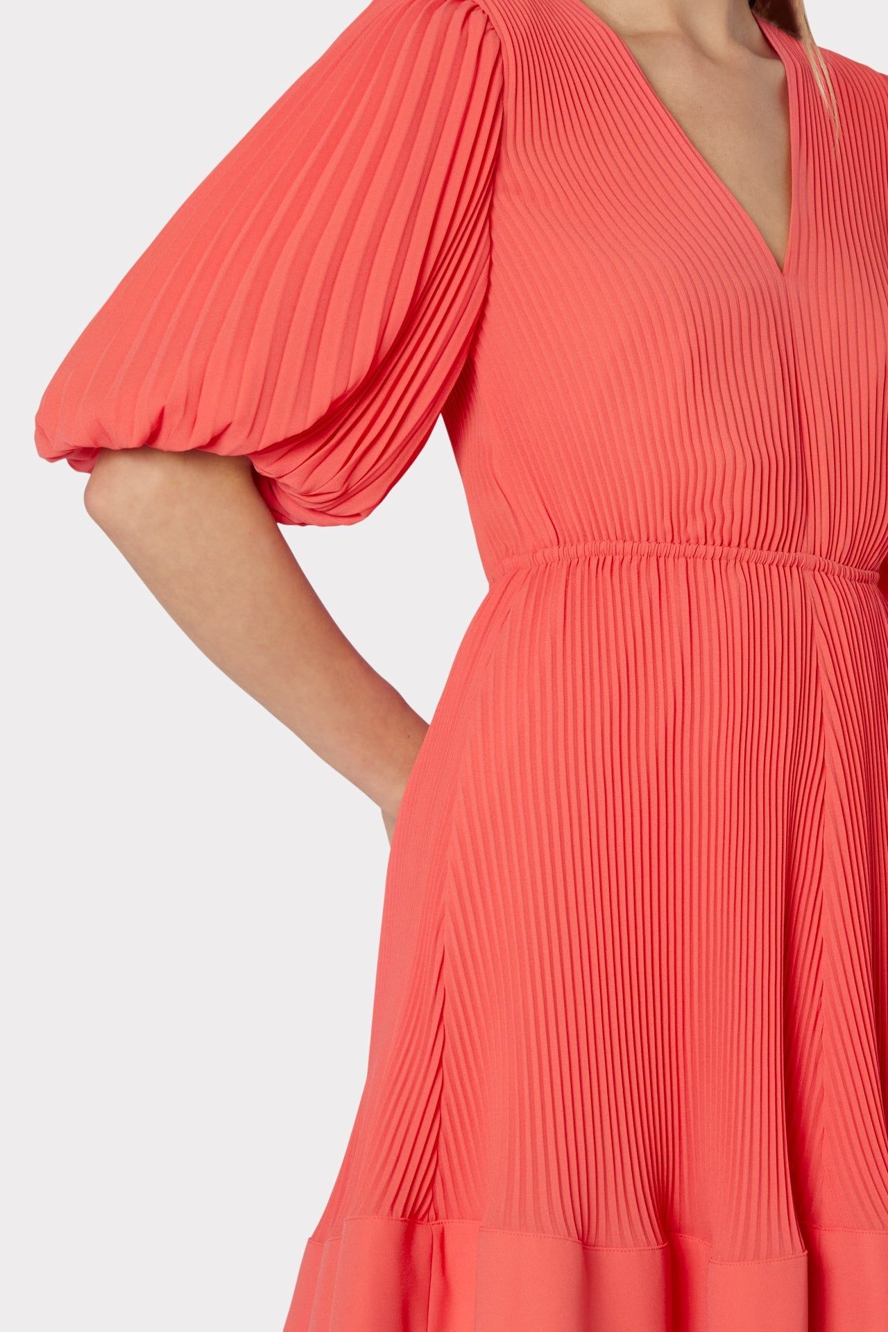 Elle Pleated Dress sold by Milly product image thumbnail 3
