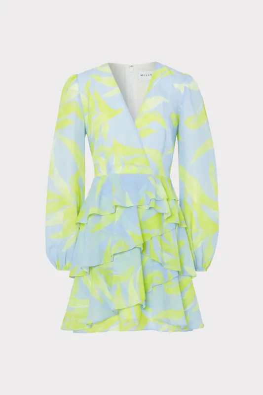 Loren Floral Skies Dress sold by Milly