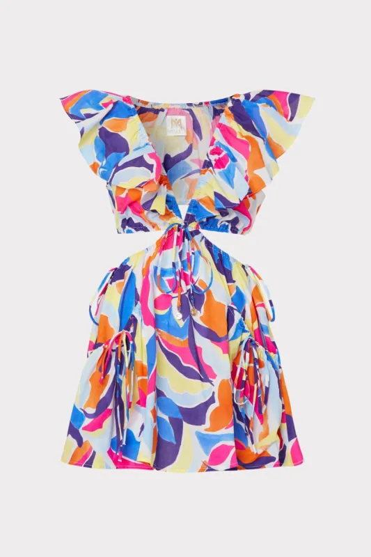Delilah Painted Bloom Dress sold by Milly