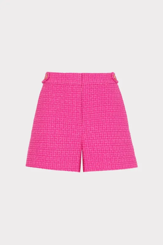 Aria Boucle Shorts sold by Milly