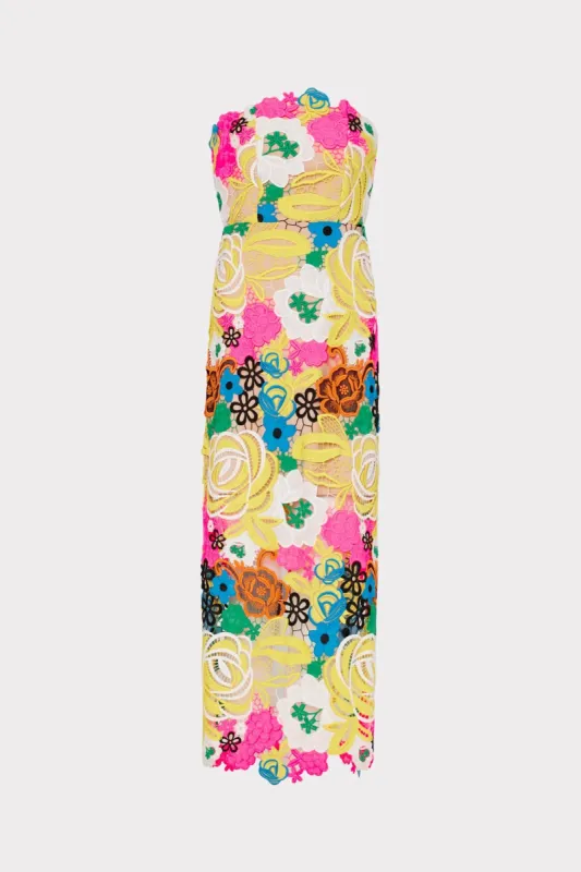 Multi Color Lace Dress made by Milly