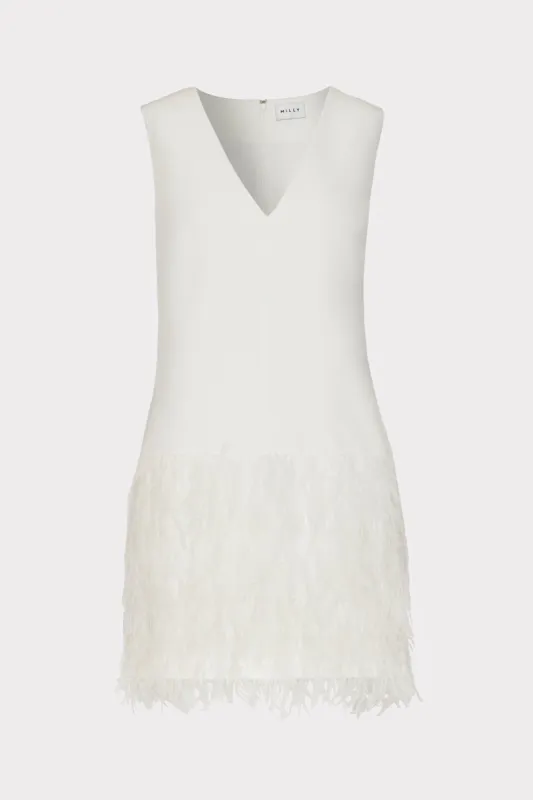 Veronica Cady Feather Dress sold by Milly