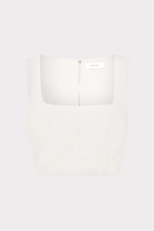 Nickie Cady Crop Top sold by Milly