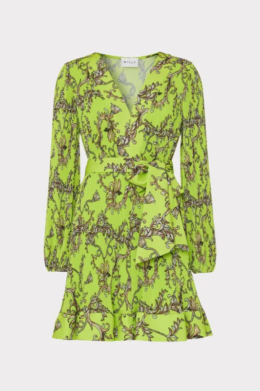 Liv Milly Chain Pleated Dress sold by Milly