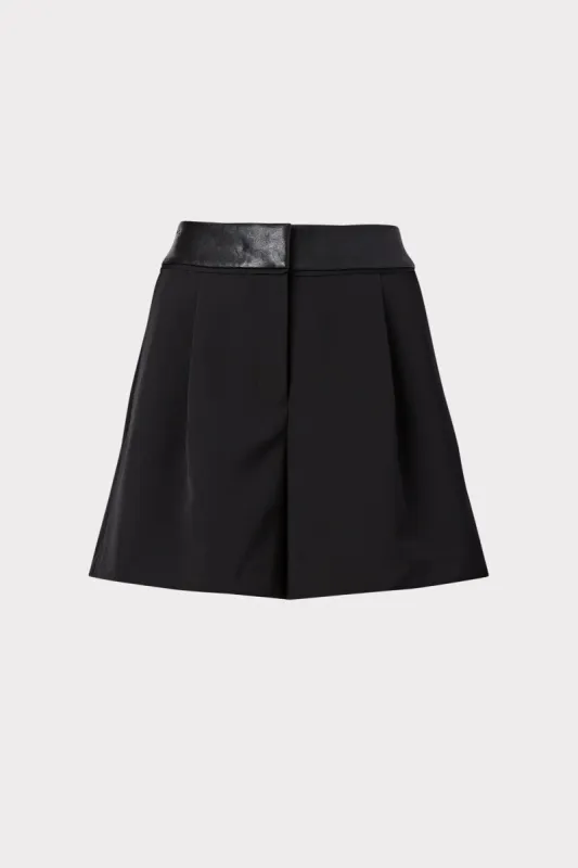 Rebecca Cady & Leather Shorts sold by Milly