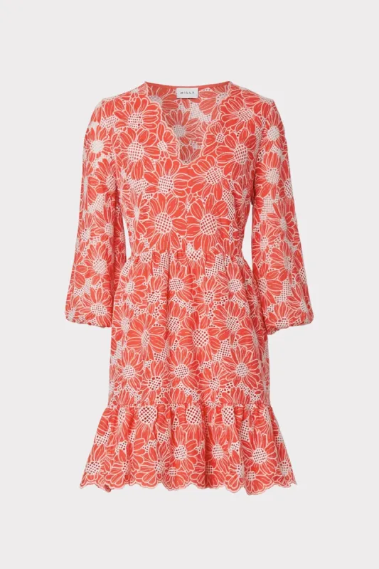 Brielle Tournesol Eyelet Dress made by Milly