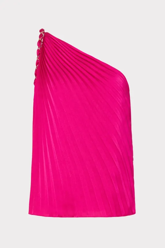 Kendra Satin Top sold by Milly