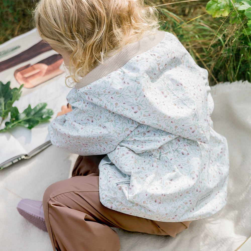 Wai fleece lined printed spring jacket. GRS sold by Mini A Ture product image thumbnail 4