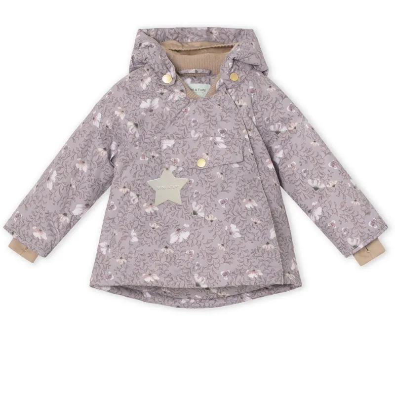 Wang printed fleece lined winter jacket. GRS sold by Mini A Ture