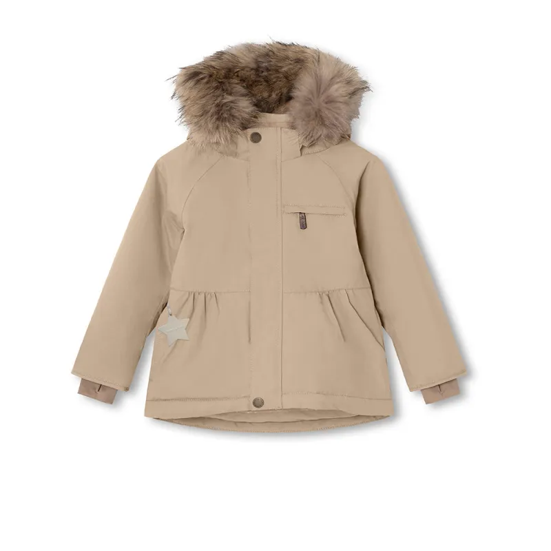 MATBRIDDINE fleece lined winter jacket fur. GRS sold by Mini A Ture