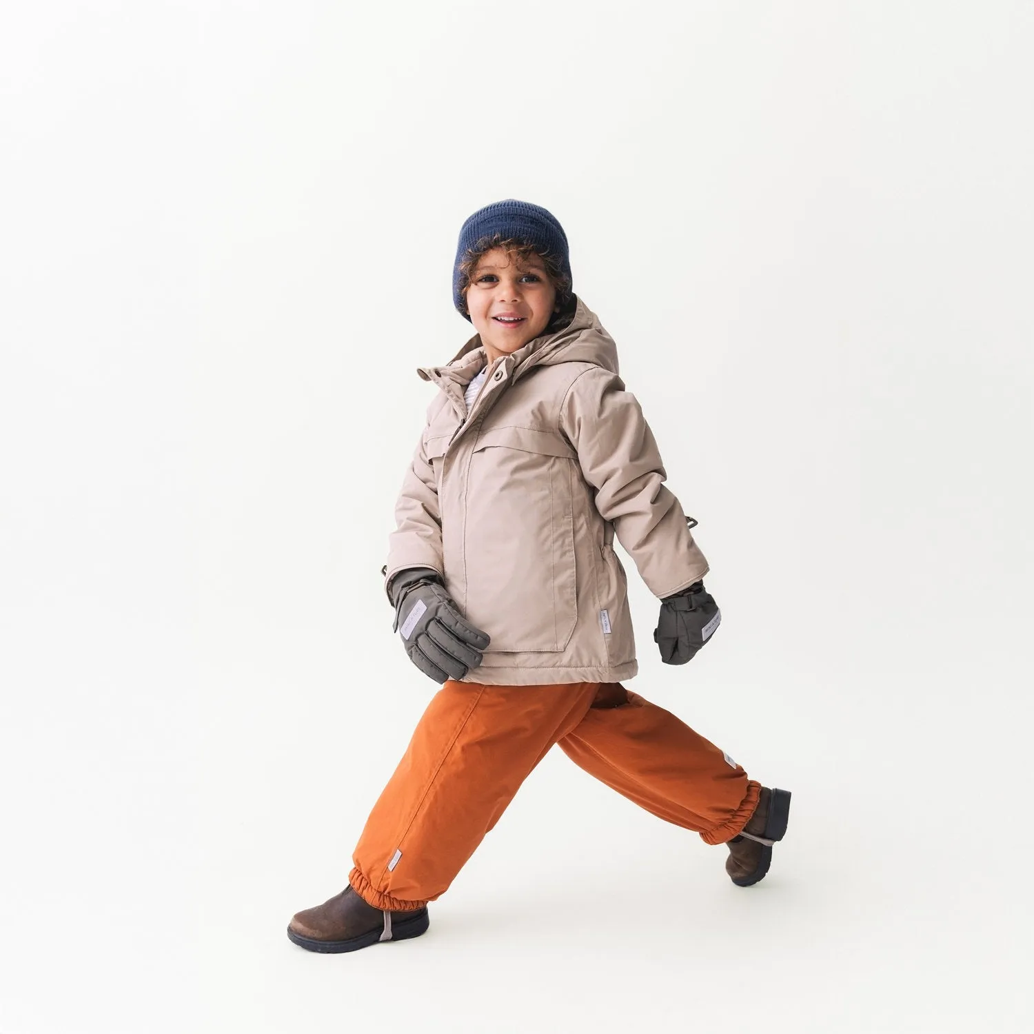 MATWALDO fleece lined winter jacket. GRS sold by Mini A Ture