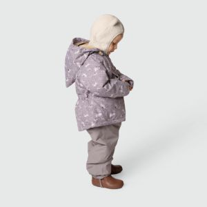 Wang printed fleece lined winter jacket. GRS sold by Mini A Ture