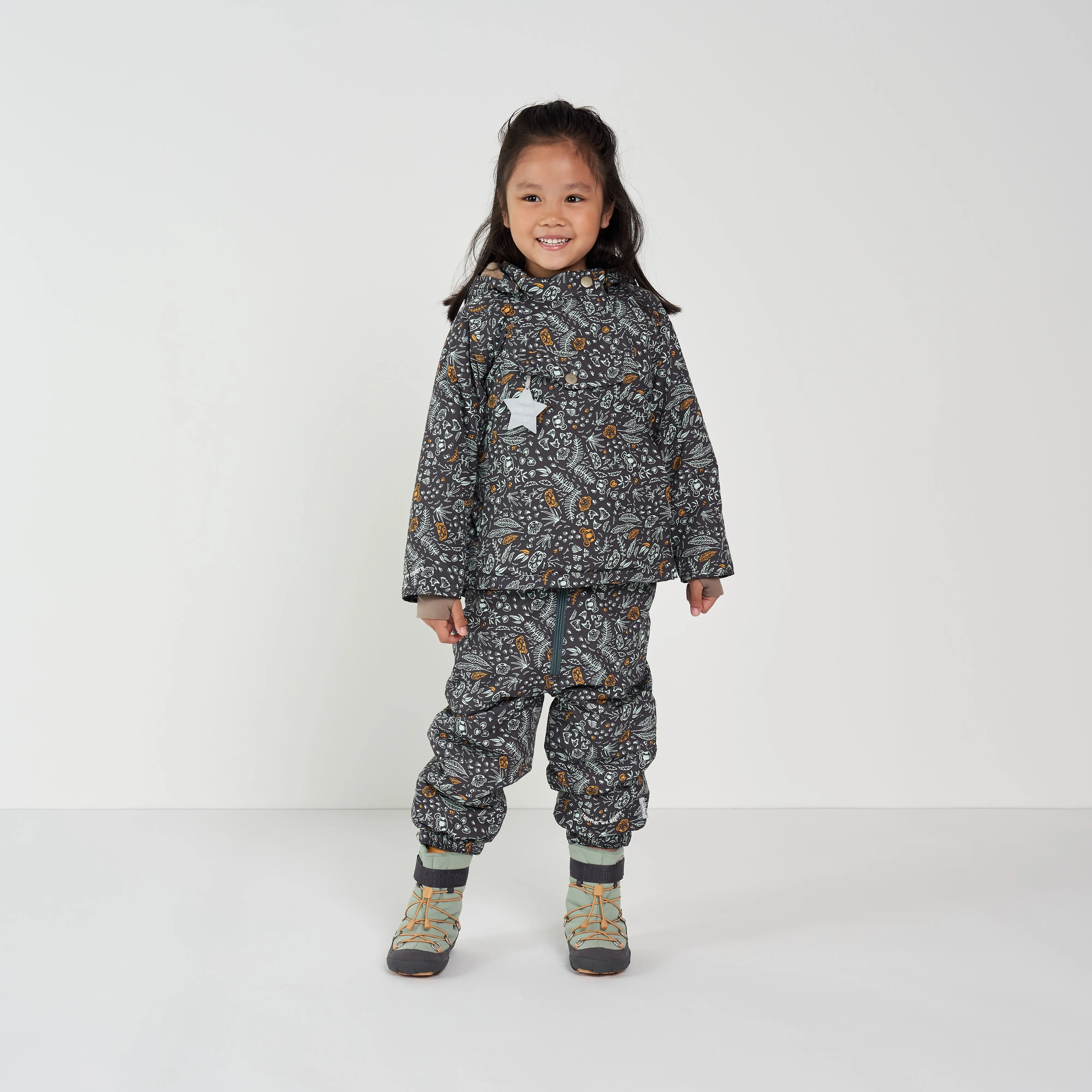 Aslaug printed winter jacket sold by Mini A Ture product image thumbnail 5