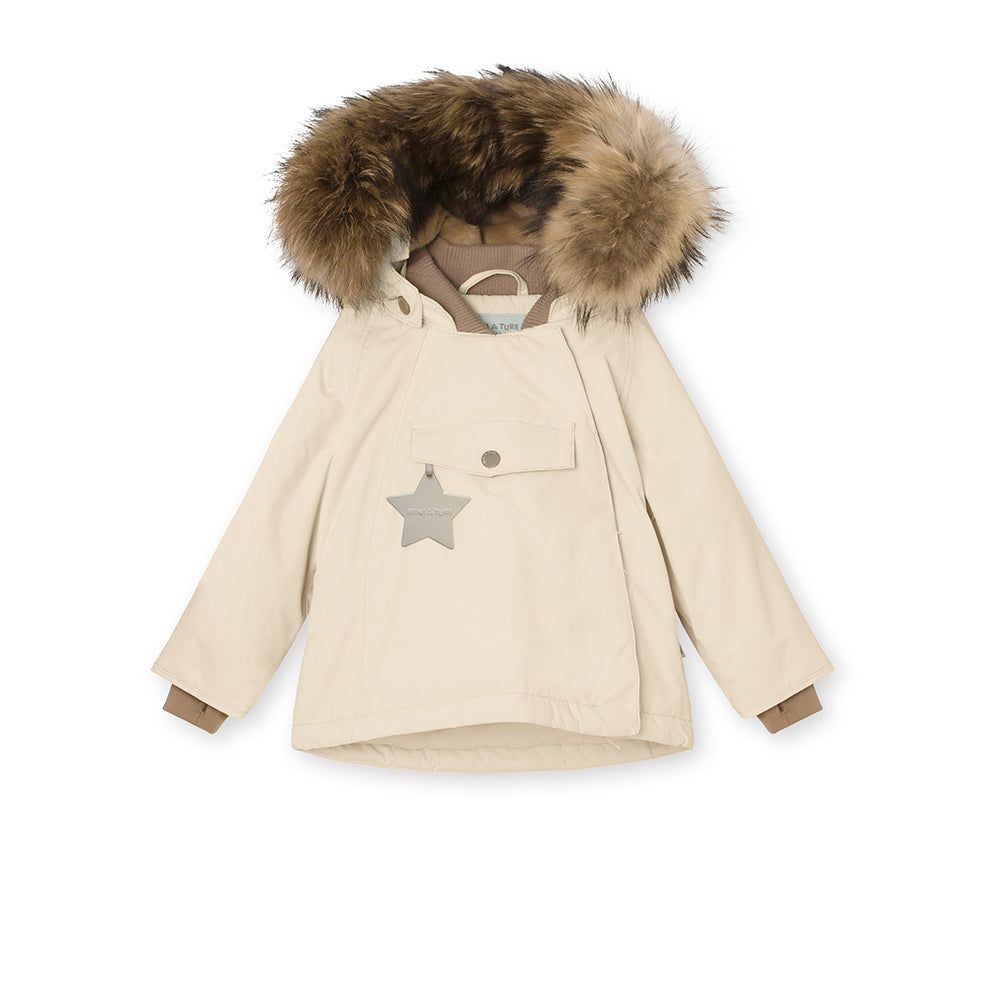 Wang fleece lined winter jacket fur. GRS sold by Mini A Ture