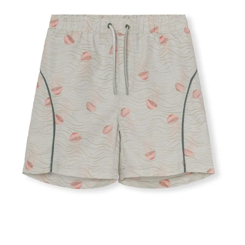 Maki printed boardshorts sold by Mini A Ture