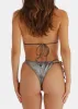 VISION BIKINI TOP - Chrome Silver sold by Minimale Animale