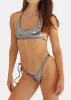 VISION BIKINI TOP - Chrome Silver sold by Minimale Animale