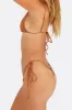 SACRED TIE BACK TASSEL BIKINI TOP - Skinny Dip Brown sold by Minimale Animale