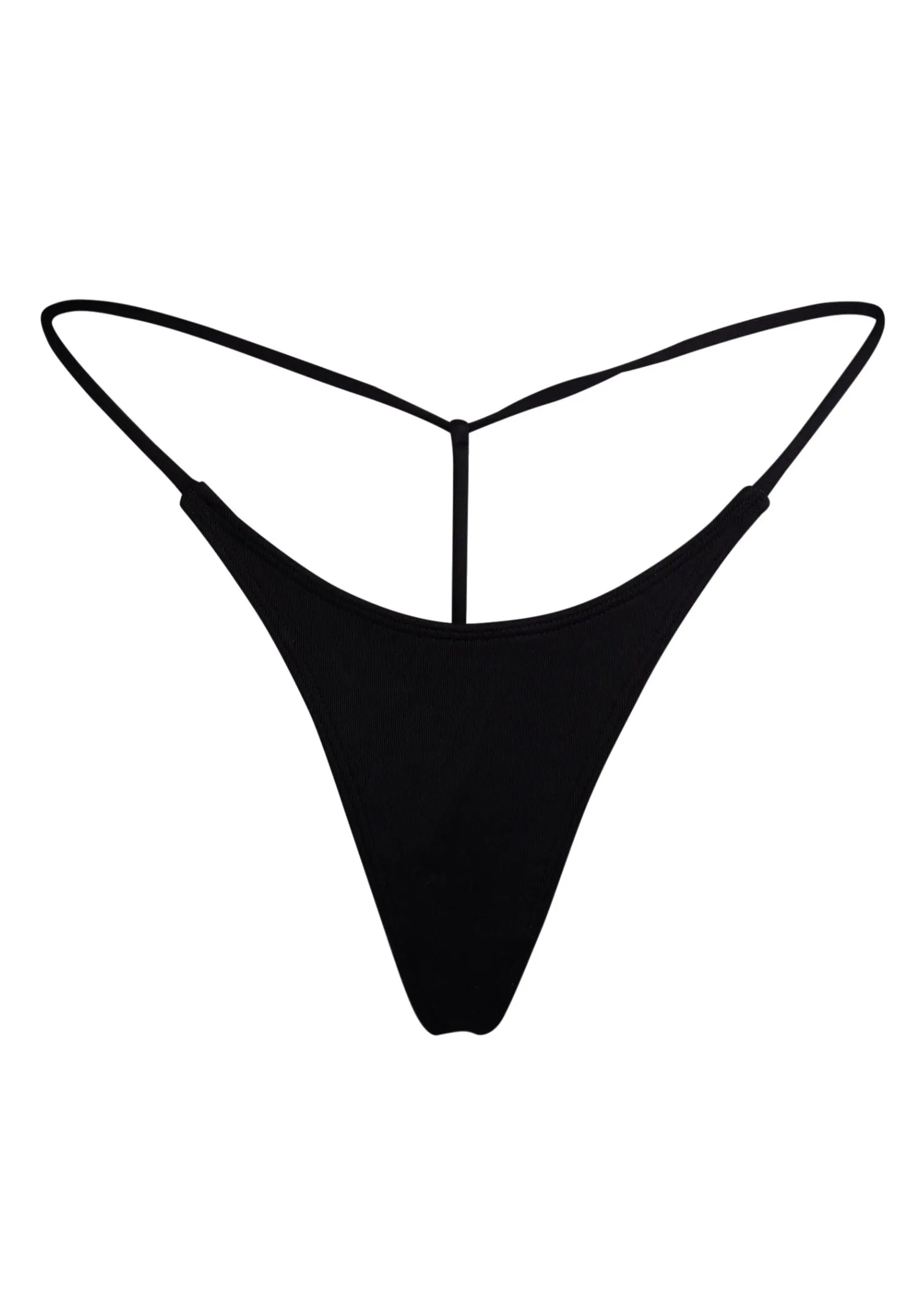 G MONEY THONG Bikini Bottom - Dark Seas Black sold by Minimale Animale product image thumbnail 5