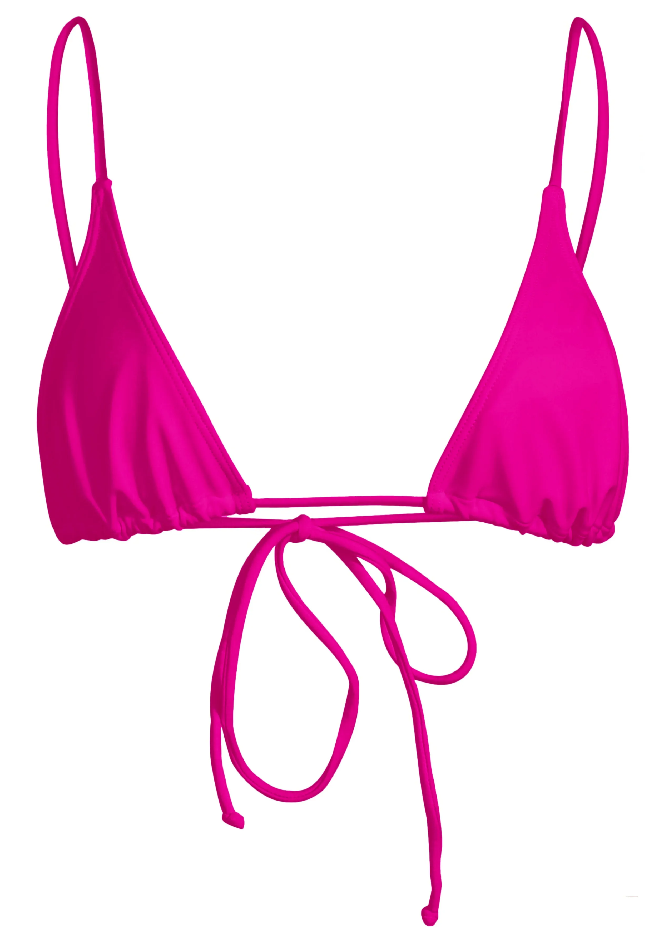 SACRED TIE BACK TASSEL BIKINI TOP - Grenada Hot Pink sold by Minimale Animale product image thumbnail 4